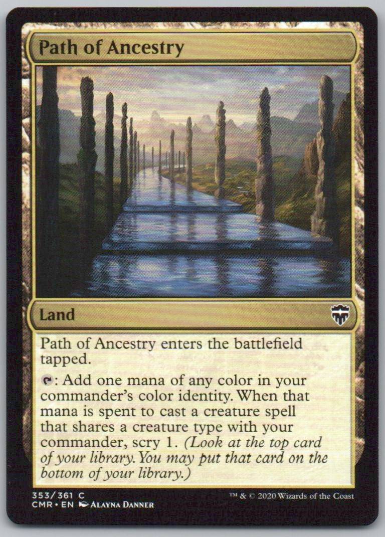 Path of Ancestry 353 Normal Land Card - Commander Legends