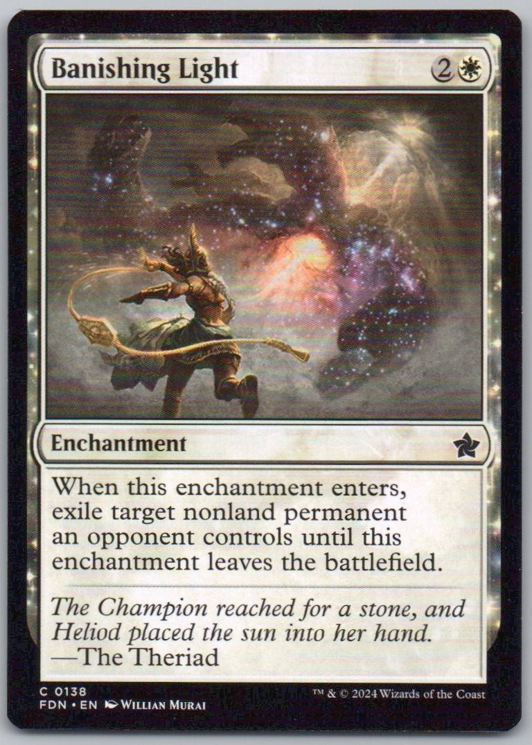 Banishing Light 138 Normal Enchantment Card - Foundations
