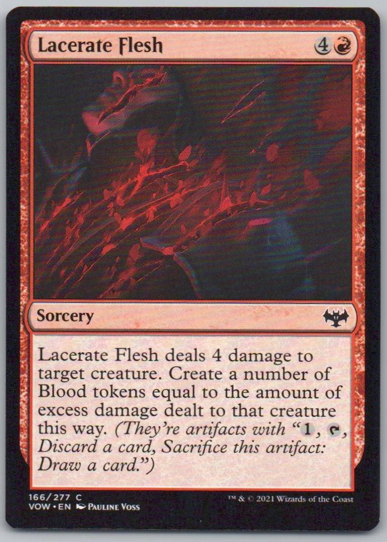 Lacerate Flesh 166 Normal Sorcery Card - Innistrad: Crimson Vow