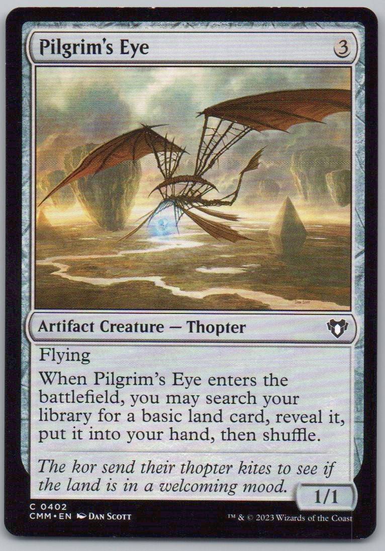 Pilgrim's Eye 402 Normal Artifact Card - Commander Masters