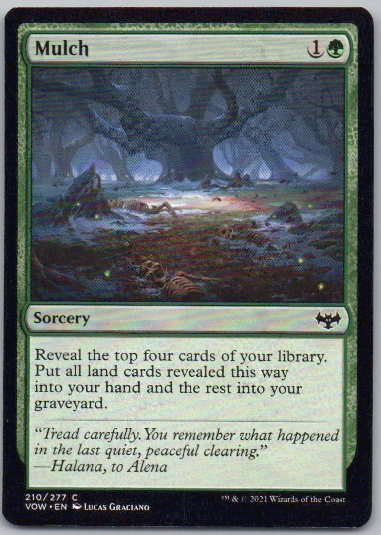 Mulch 210 Normal Sorcery Card - Innistrad: Crimson Vow