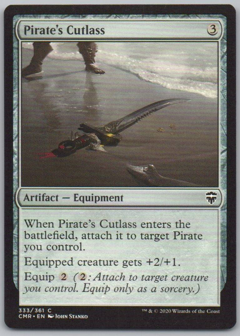 Pirate's Cutlass 333 Normal Artifact Card - Commander Legends