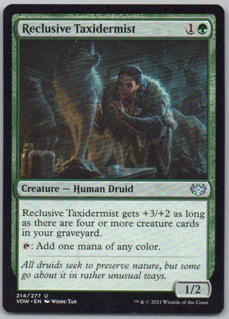 Reclusive Taxidermist 214 Normal Creature Card - Innistrad: Crimson Vow