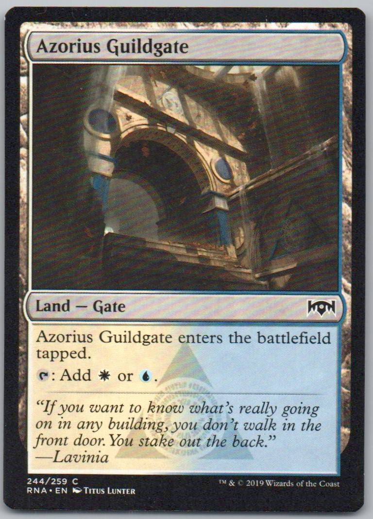 Azorius Guildgate (244) 244 Normal Land Card - Ravnica Allegiance