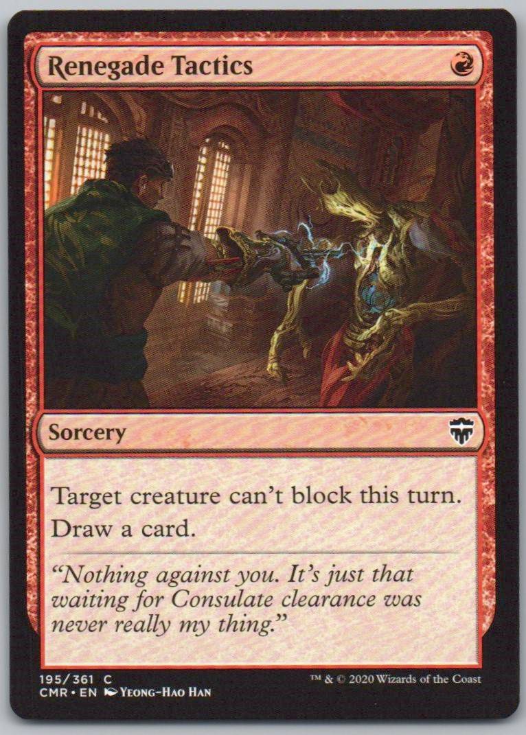 Renegade Tactics 195 Normal Sorcery Card - Commander Legends