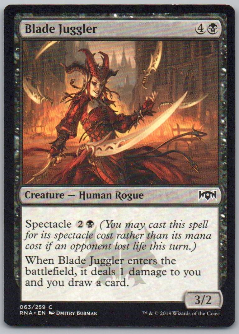 Blade Juggler 63 Normal Creature Card - Ravnica Allegiance