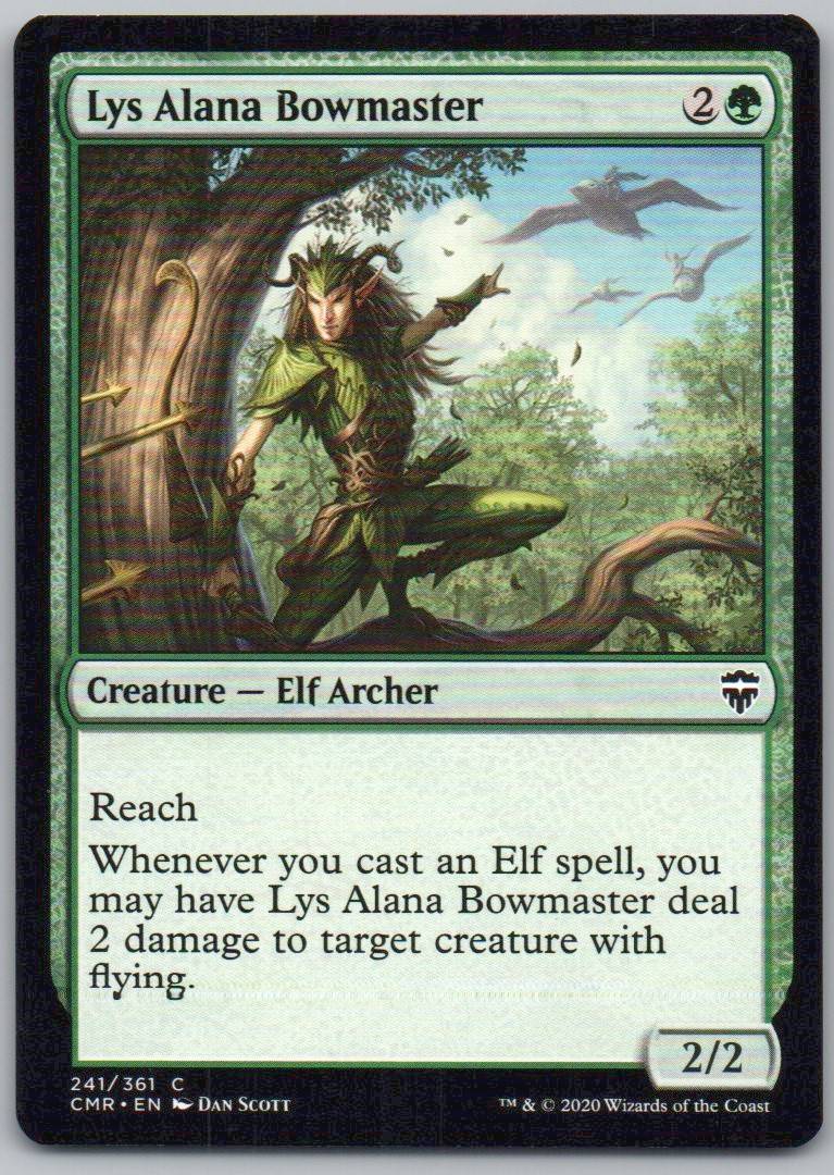Lys Alana Bowmaster 241 Normal Creature Card - Commander Legends