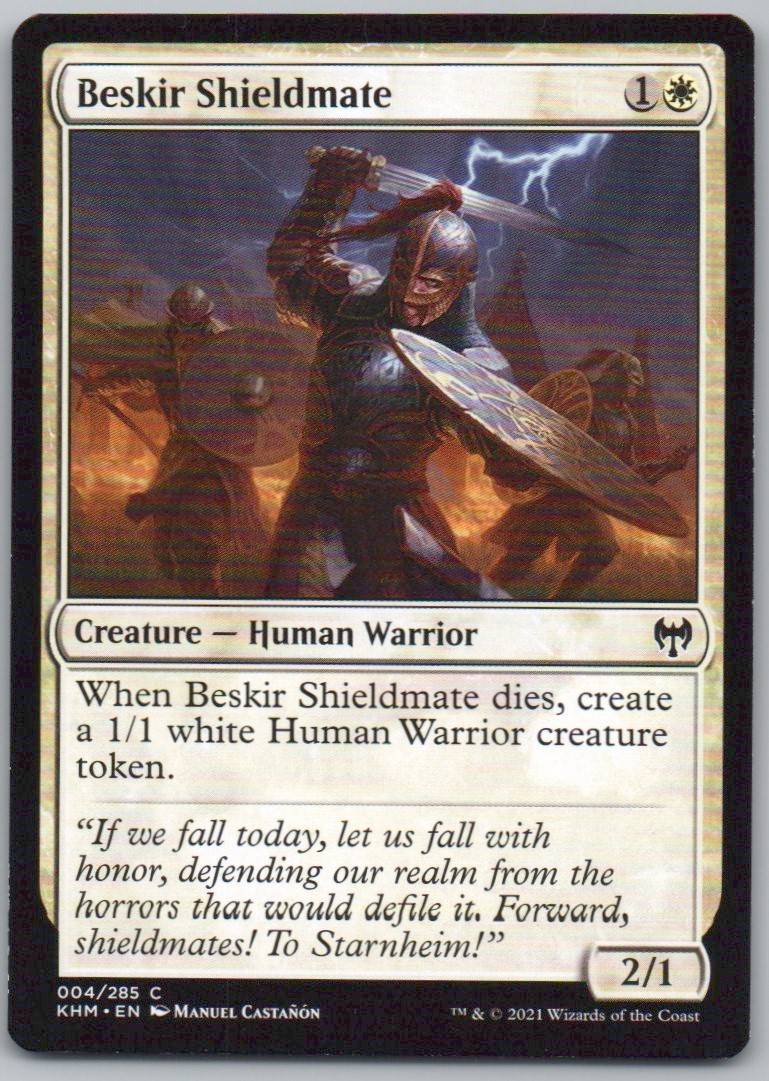 Beskir Shieldmate 4 0 Creature Card - Kaldheim