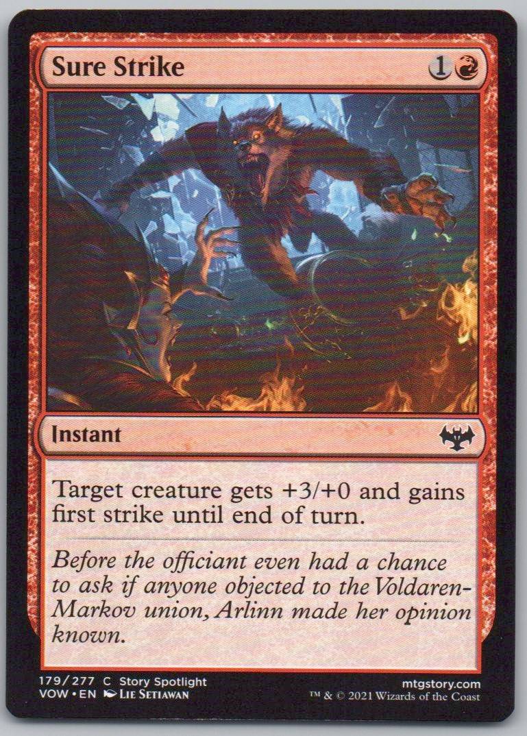 Sure Strike 179 Normal Instant Card - Innistrad: Crimson Vow