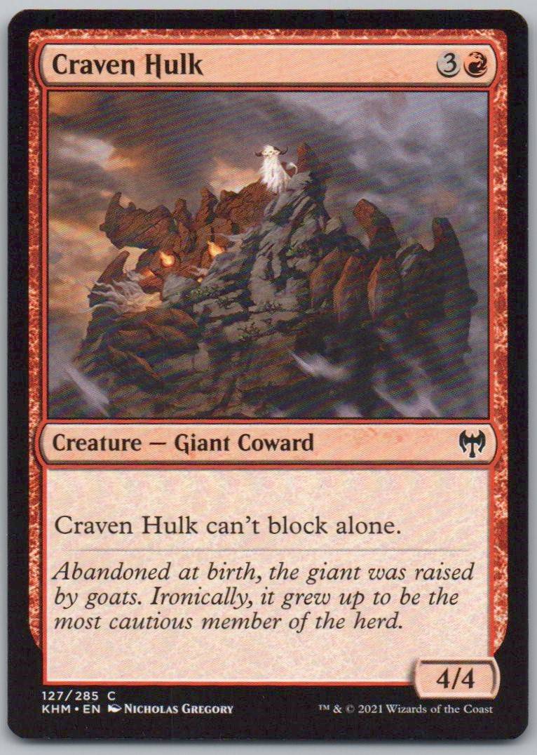 Craven Hulk 127 0 Creature Card - Kaldheim