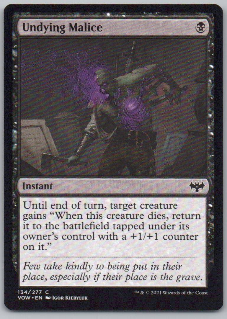 Undying Malice 134 Normal Instant Card - Innistrad: Crimson Vow