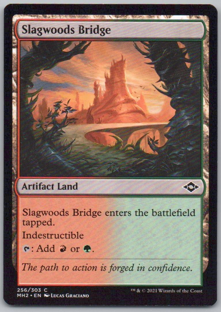 Slagwoods Bridge 256 0 Artifact Card - Modern Horizons 2