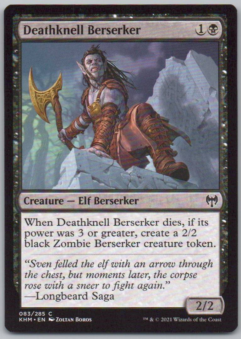 Deathknell Berserker 83 0 Creature Card - Kaldheim