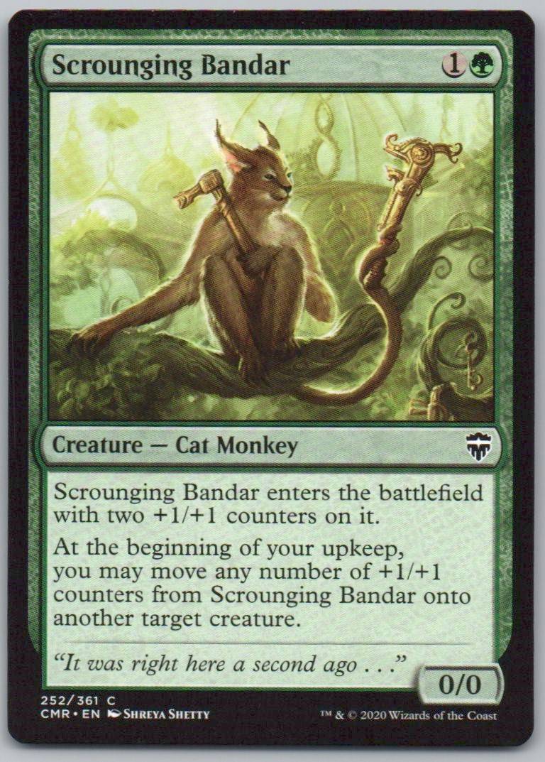 Scrounging Bandar 252 Normal Creature Card - Commander Legends