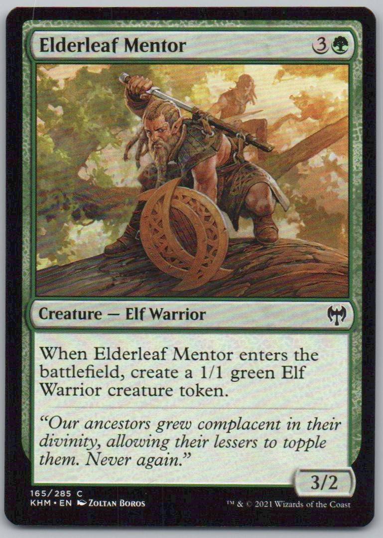 Elderleaf Mentor 165 0 Creature Card - Kaldheim