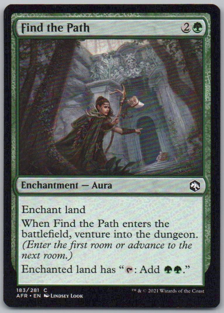 Find the Path 183 Normal Enchantment Card - Adventures in the Forgotten Realms