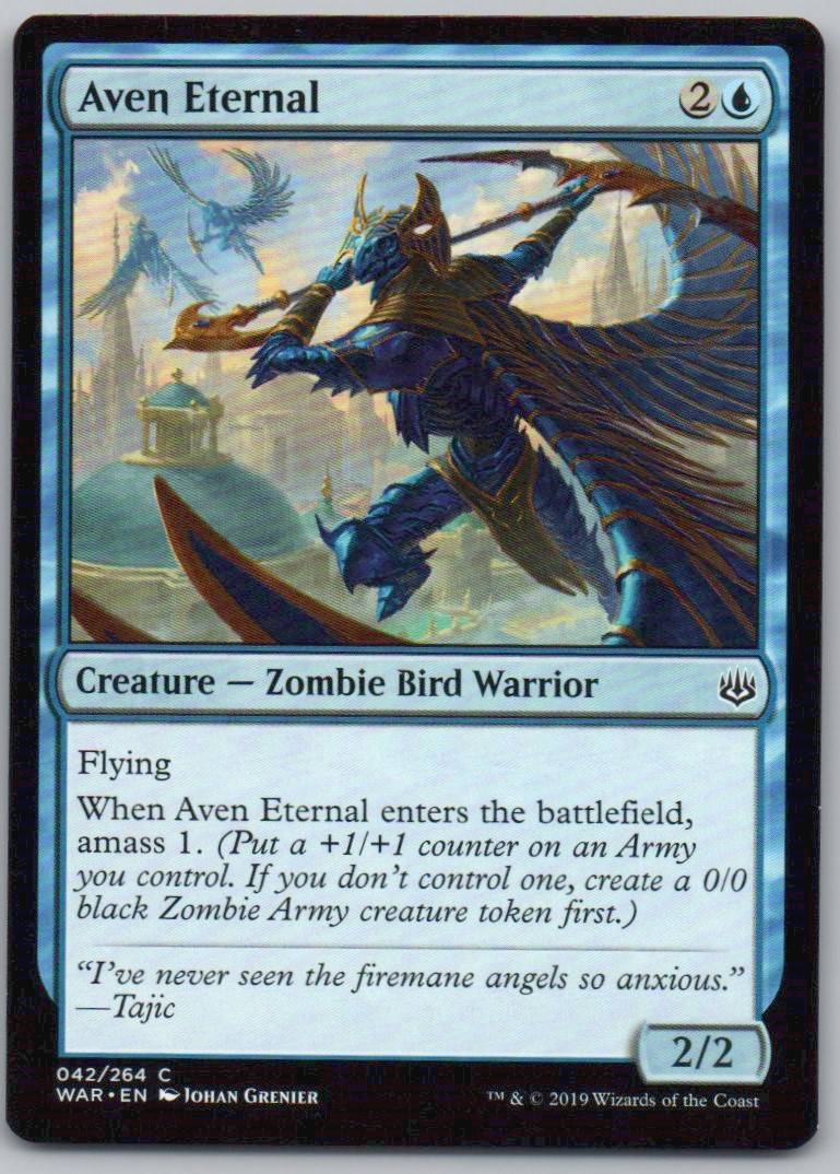 Aven Eternal 42 Normal Creature Card - War of the Spark