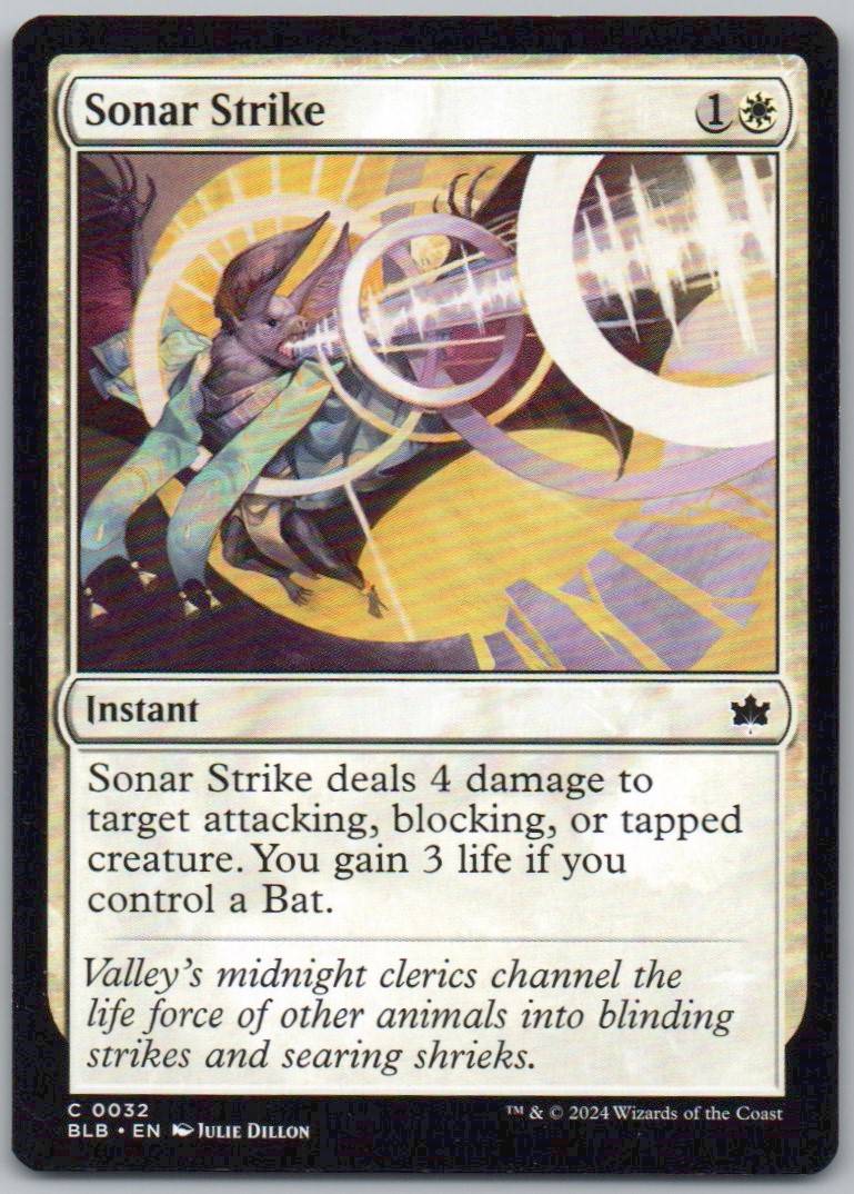 Sonar Strike 32 Normal Instant Card - Bloomburrow