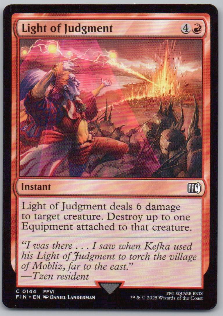 Light of Judgment 144 Normal Instant Card - FINAL FANTASY