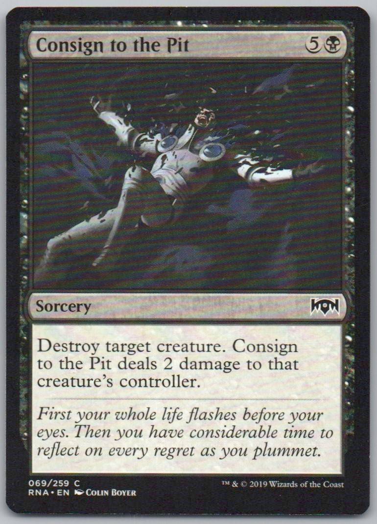 Consign to the Pit 69 Normal Sorcery Card - Ravnica Allegiance
