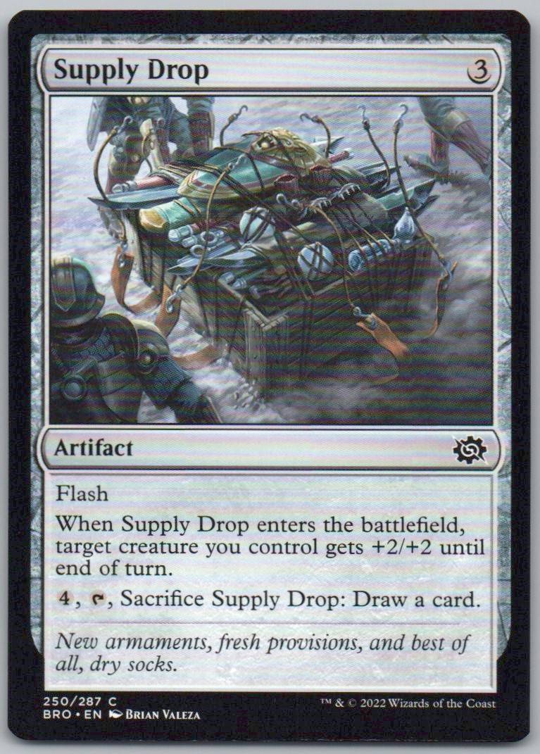 Supply Drop 250 Normal Artifact Card - The Brothers' War