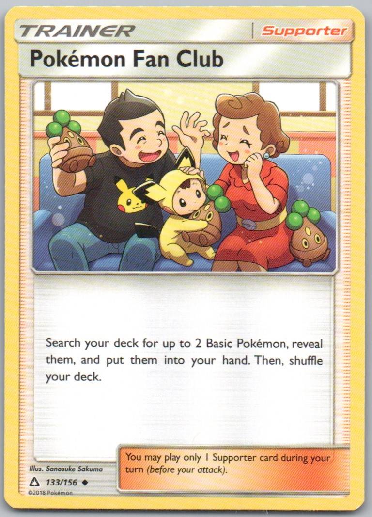 Pokemon Fan Club 133 Normal Trainer Card - Ultra Prism