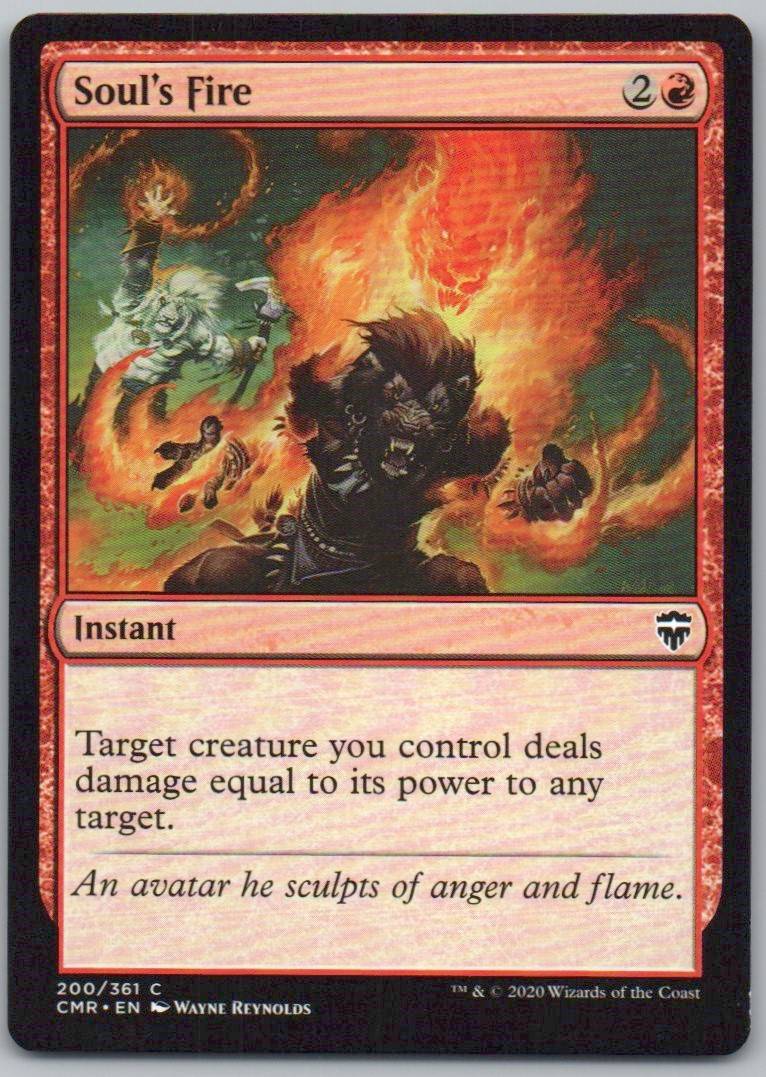 Soul's Fire 200 Normal Instant Card - Commander Legends