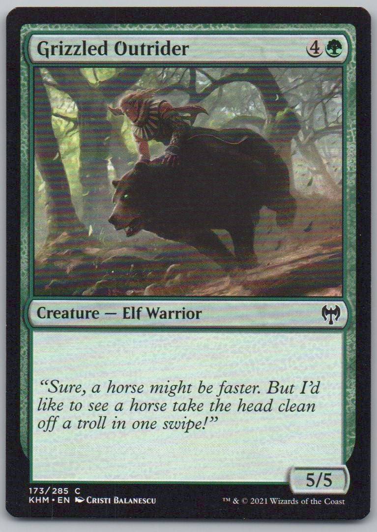 Grizzled Outrider 173 0 Creature Card - Kaldheim