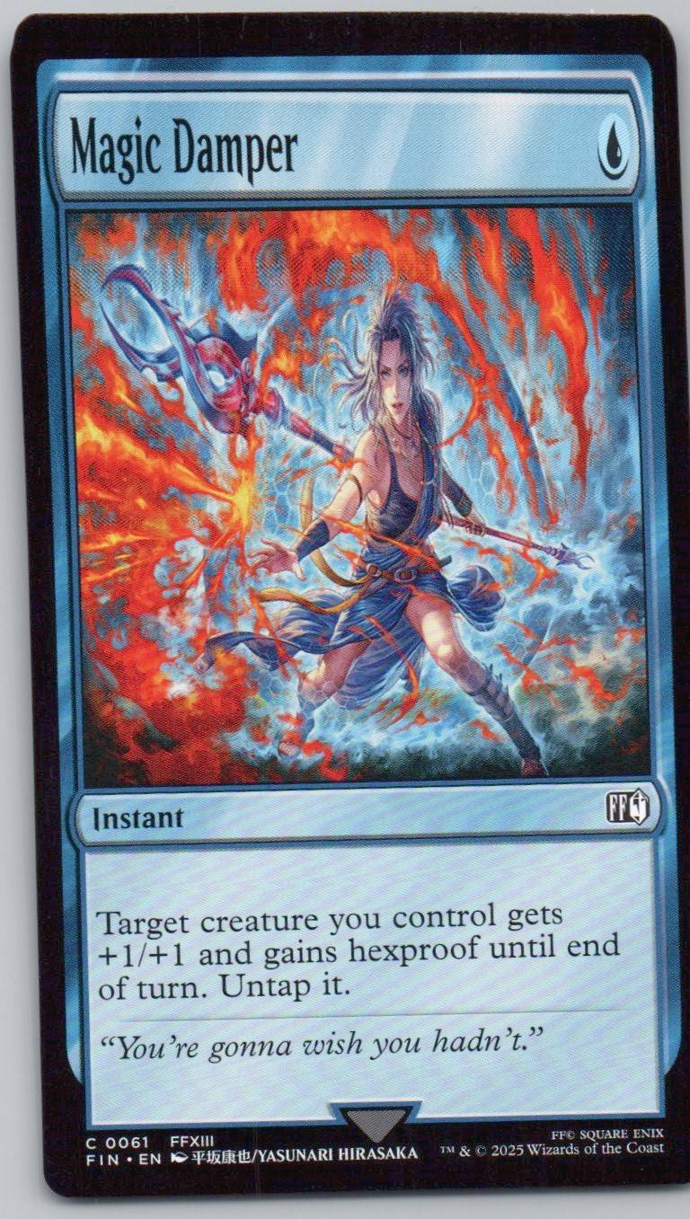 Magic Damper 61 Normal Instant Card - FINAL FANTASY