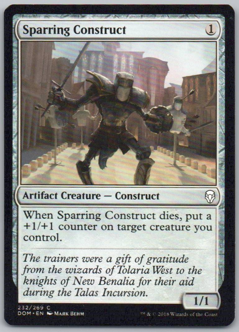 Sparring Construct 232 Normal Artifact Card - Dominaria