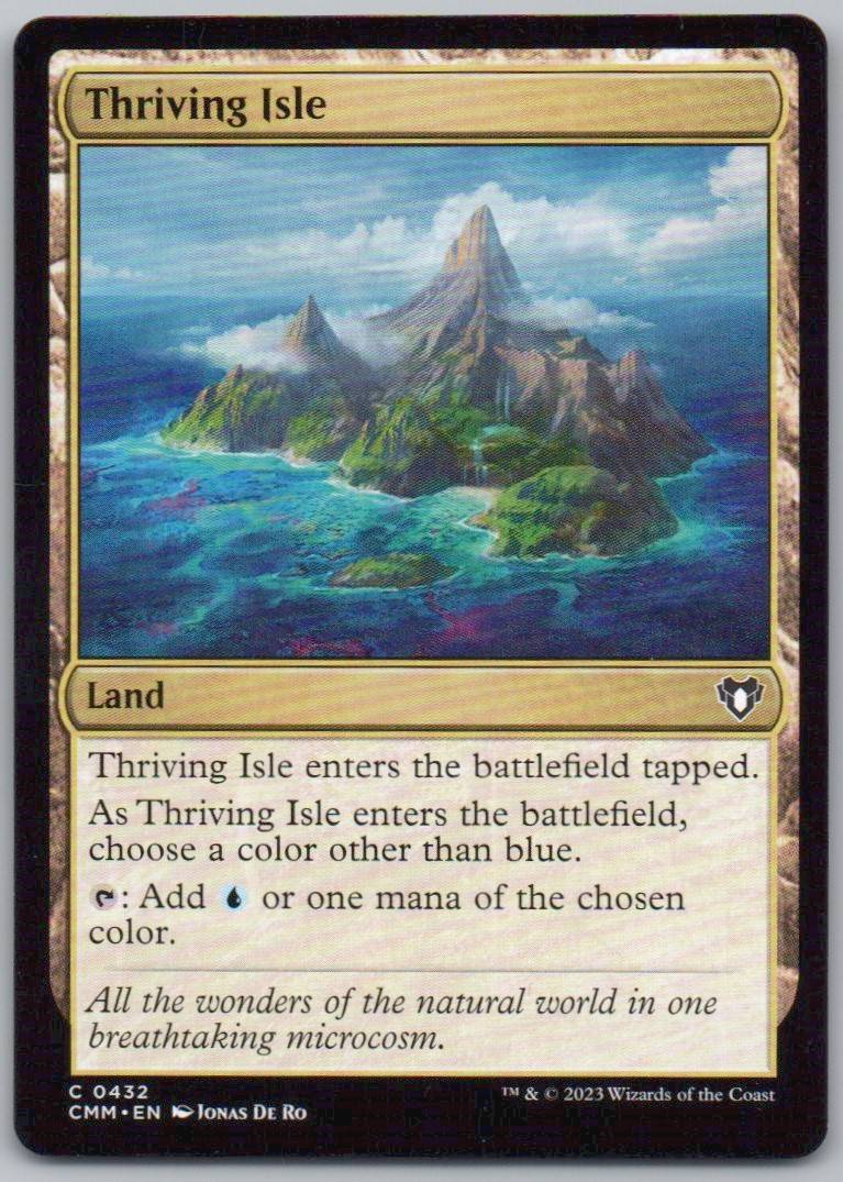 Thriving Isle 432 Normal Land Card - Commander Masters
