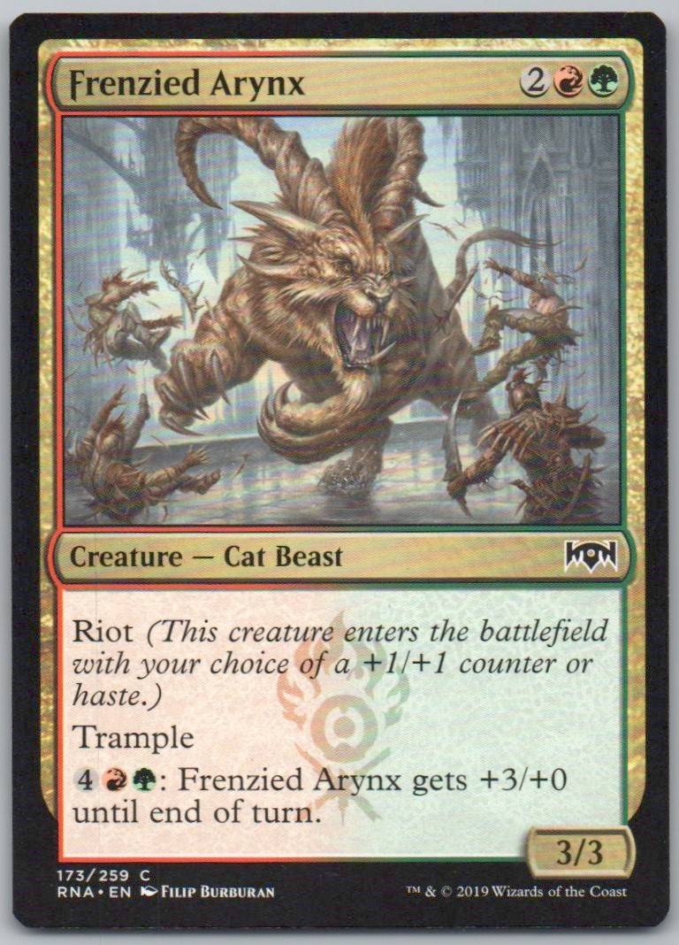 Frenzied Arynx 173 Normal Creature Card - Ravnica Allegiance
