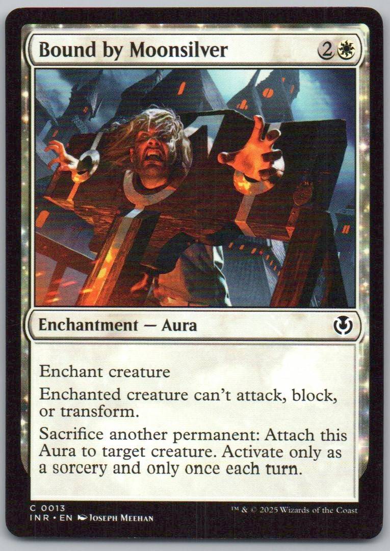 Bound by Moonsilver 13 0 Enchantment Card - Innistrad Remastered