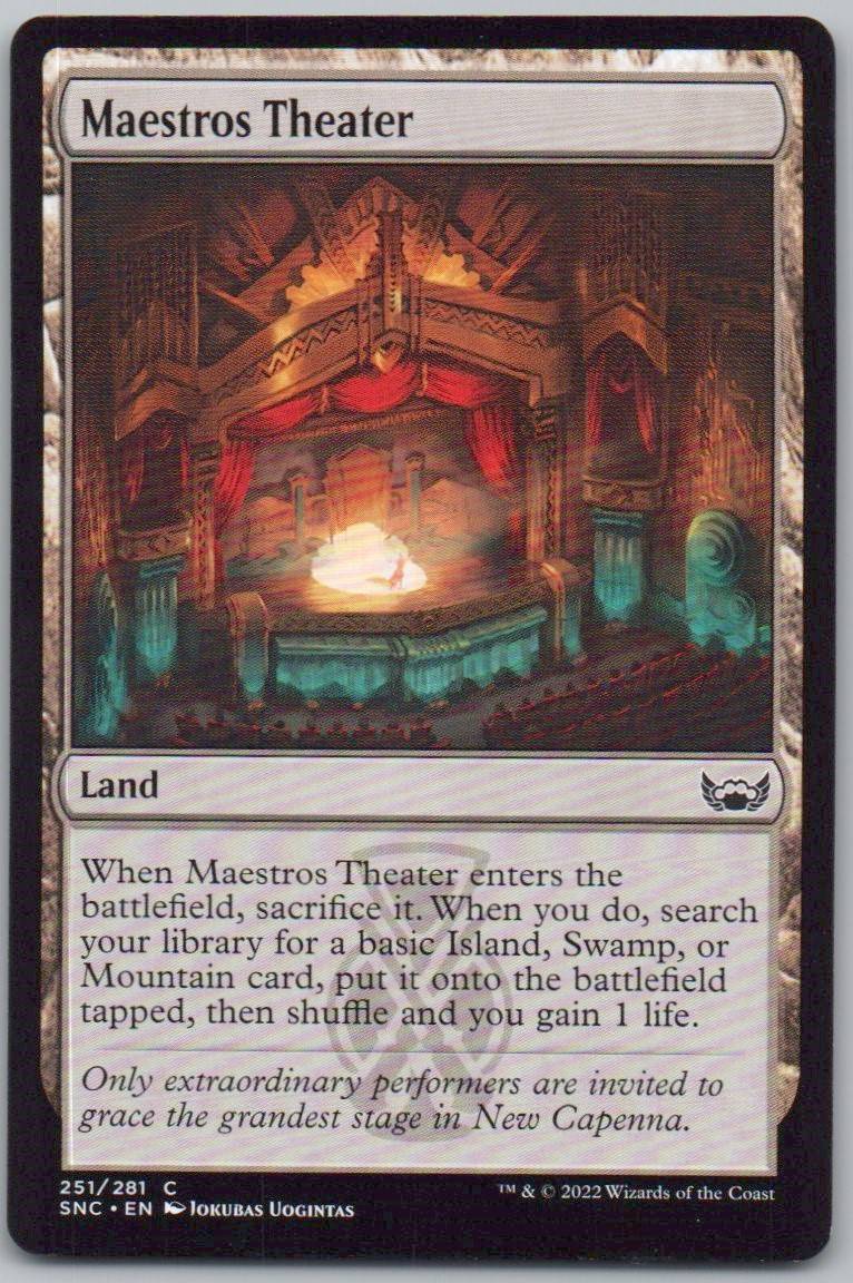 Maestros Theater 251 Normal Land Card - Streets of New Capenna