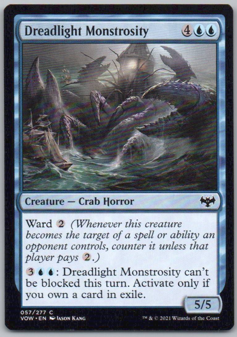 Dreadlight Monstrosity 57 Normal Creature Card - Innistrad: Crimson Vow