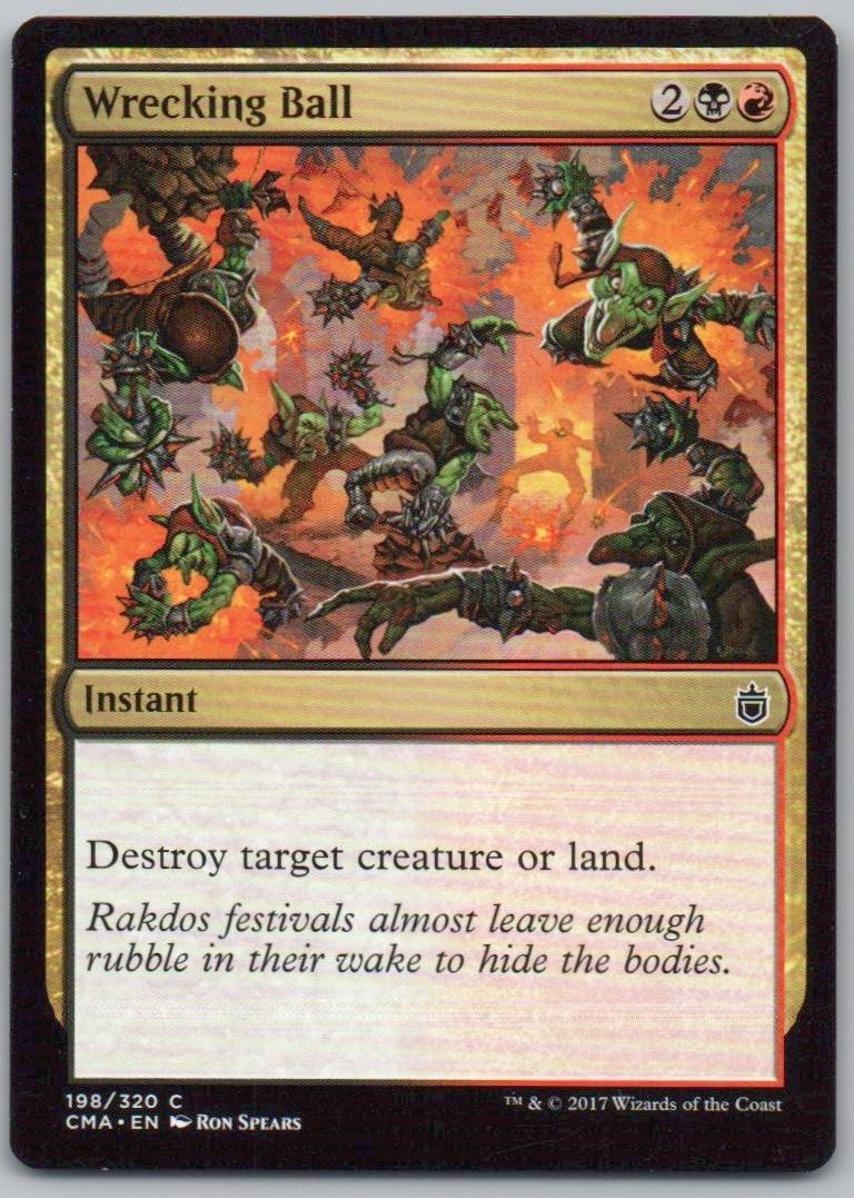 Wrecking Ball 198 Normal Instant Card - Commander Anthology