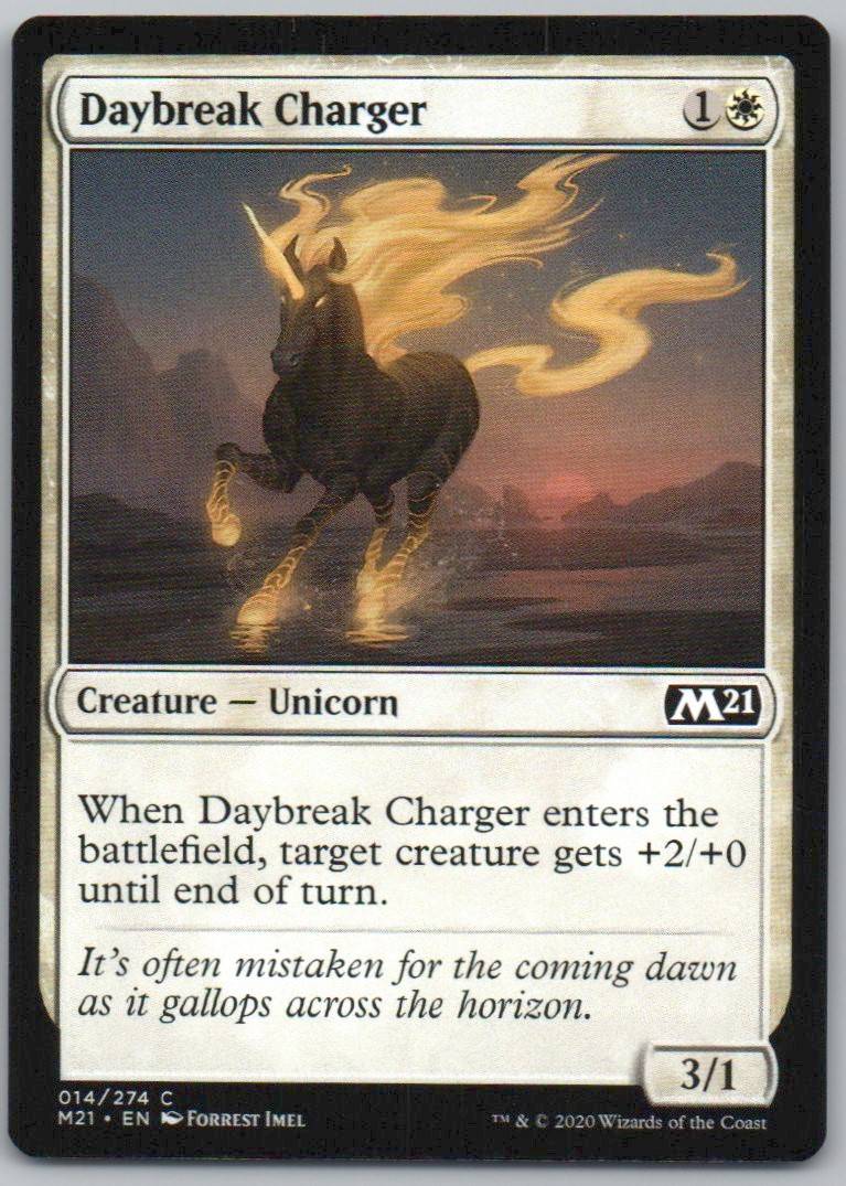 Daybreak Charger 14 Normal Creature Card - Core Set 2021