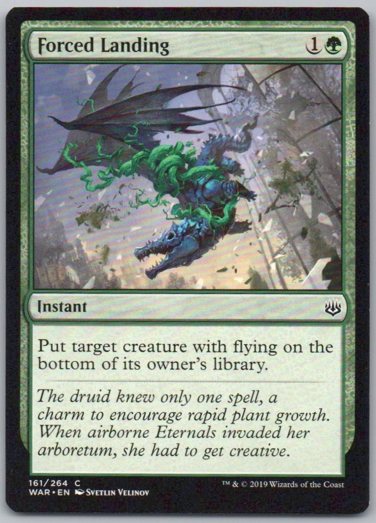 Forced Landing 161 Normal Instant Card - War of the Spark