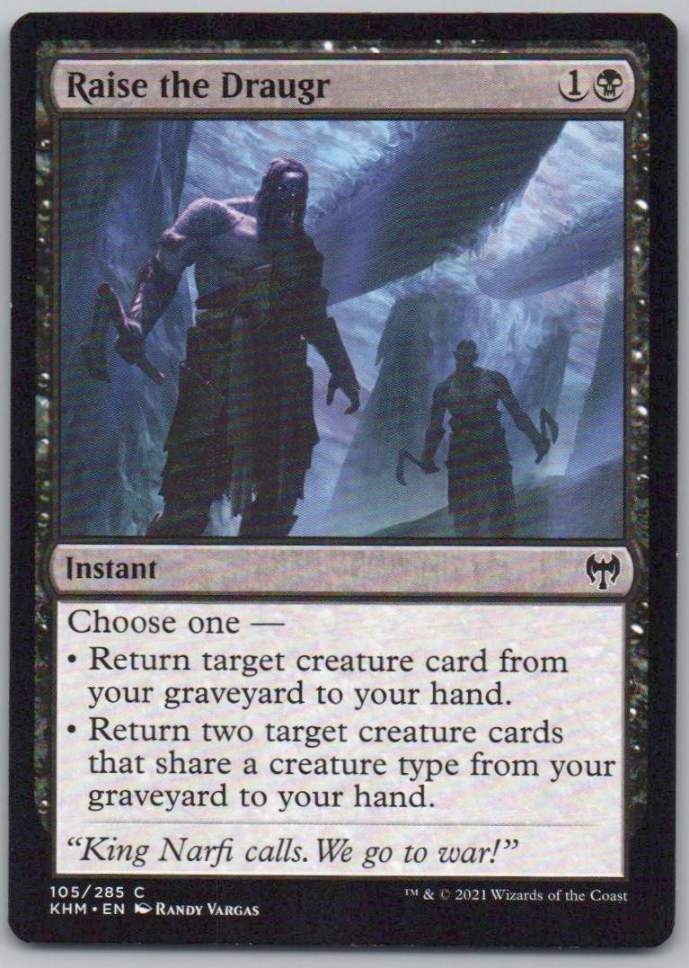 Raise the Draugr 105 0 Instant Card - Kaldheim