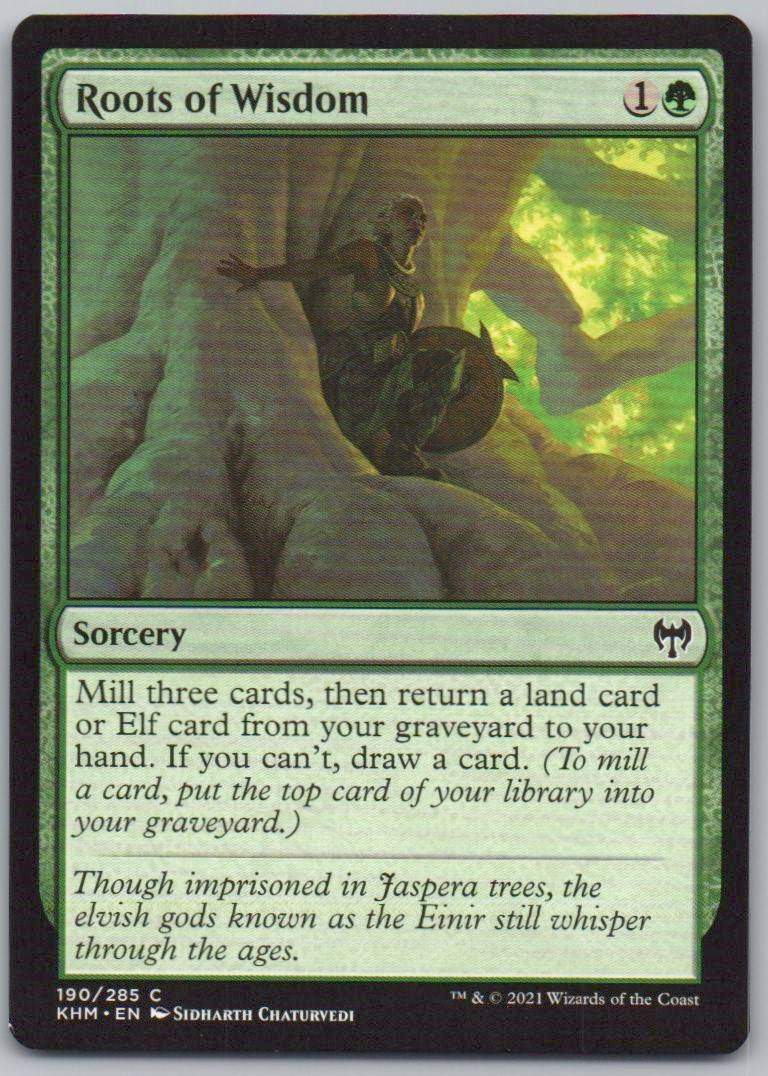 Roots of Wisdom 190 0 Sorcery Card - Kaldheim