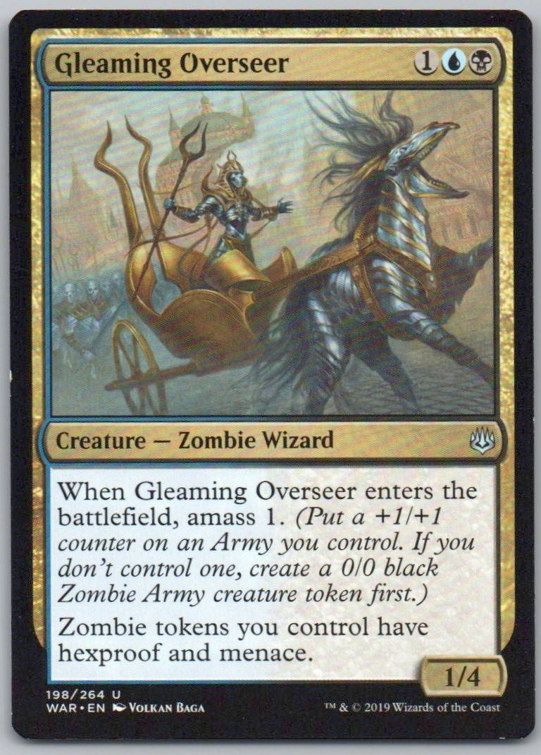 Gleaming Overseer 198 Normal Creature Card - War of the Spark