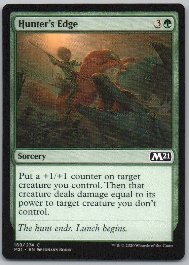 Hunter's Edge 189 Normal Sorcery Card - Core Set 2021