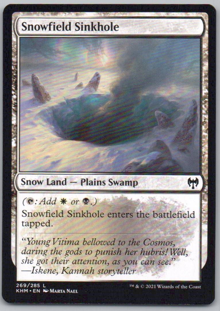 Snowfield Sinkhole 269 0 Land Card - Kaldheim