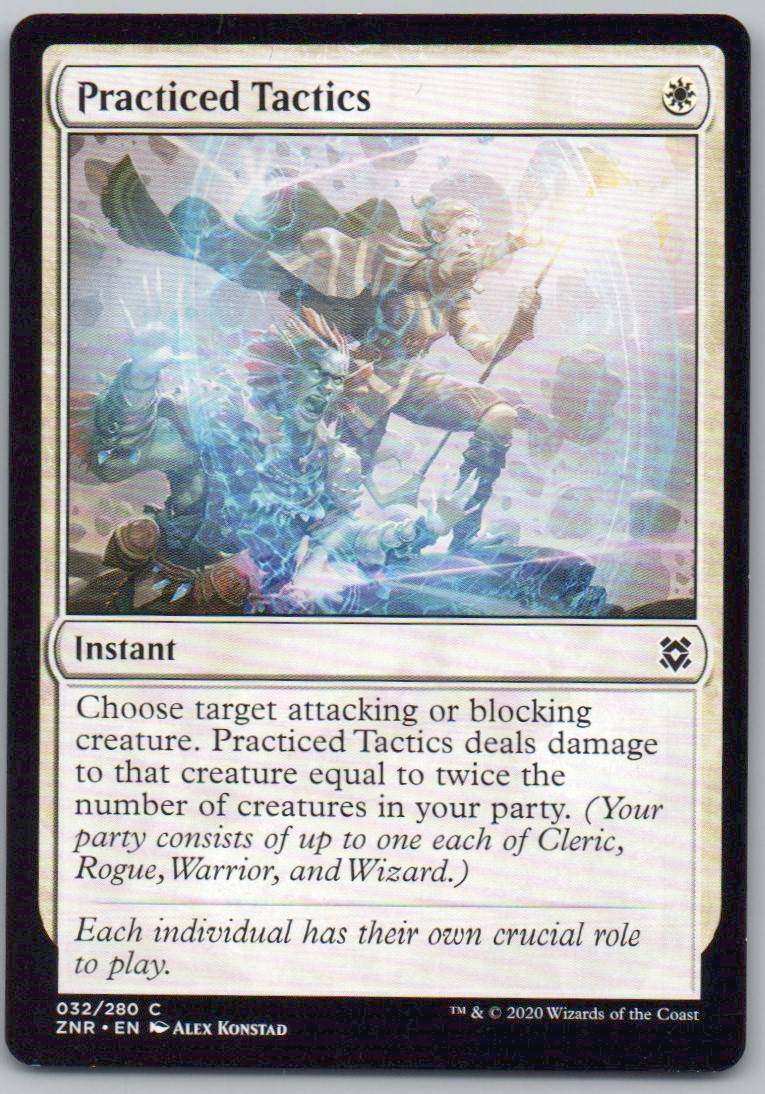 Practiced Tactics 32 Normal Instant Card - Zendikar Rising