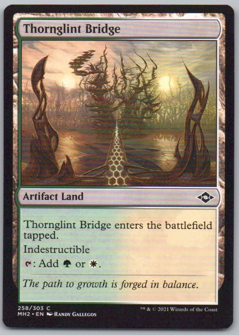 Thornglint Bridge 258 0 Artifact Card - Modern Horizons 2