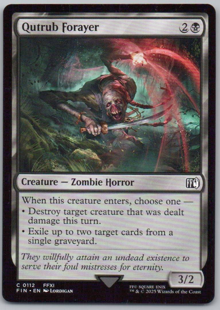 Qutrub Forayer 112 Normal Creature Card - FINAL FANTASY