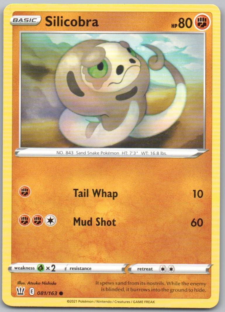 Silicobra 081 Normal Fighting Card - Battle Styles