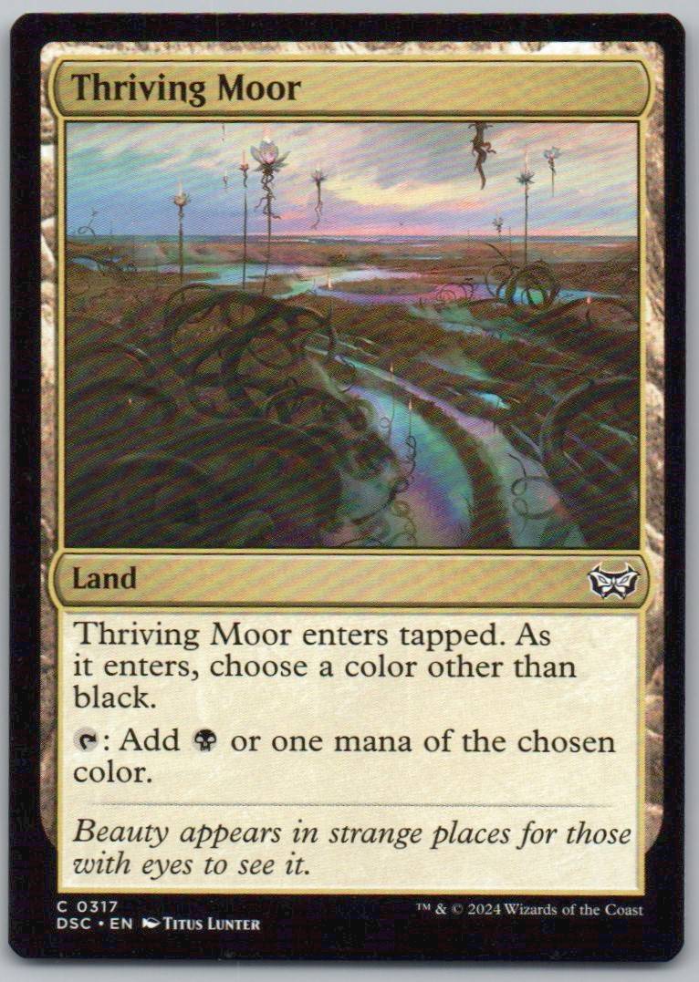 Thriving Moor 317 Normal Land Card - Commander: Duskmourn: House of Horror