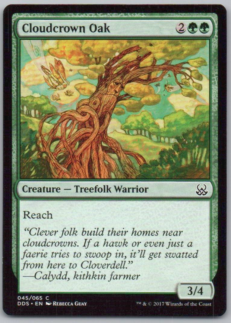 Cloudcrown Oak 45 Normal Creature Card - Duel Decks: Mind vs. Might