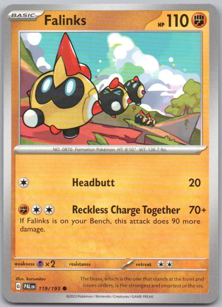 Falinks 119 Normal Fighting Card - Paldea Evolved